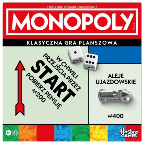 HASBRO GAME Monopoly Classic Refresh, gra [GRA]