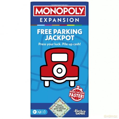 HASBRO GAME Monopoly Dodatek Bezpłatny Parking, gra [GRA]