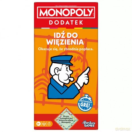 HASBRO GAME Monopoly Dodatek Idź do Więzienia, gra [GRA]