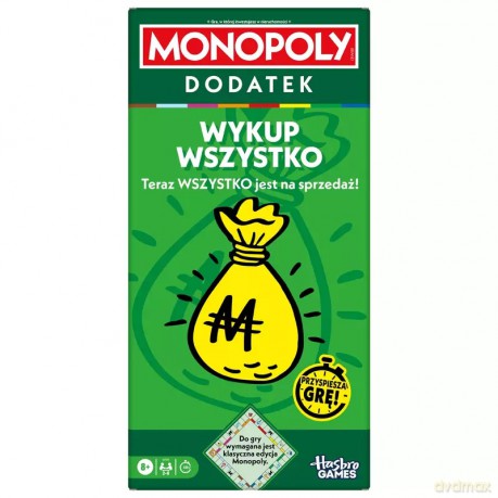 HASBRO GAME Monopoly Dodatek Wykup Wszystko, gra [GRA]