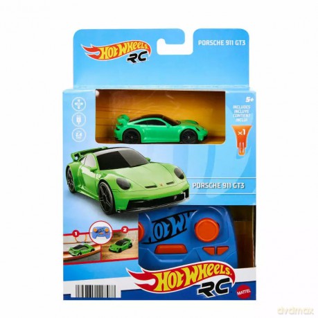 Hot Wheels Auto na radio Porsche 911 GT3 1:64 MATTEL