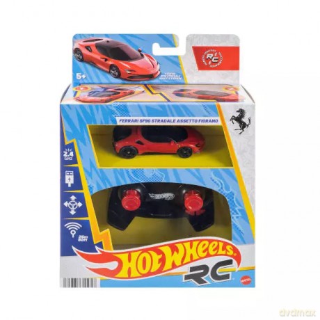 Hot Wheels Rc Samochód Zdalnie Sterowany Ferrari Sf90 Stradale Assetto Fiorano Jgd09 4