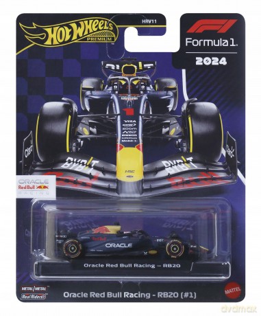 Hot Wheels. JBM12 Formuła 1. Bolid Oracle Red Bull Racing RB20