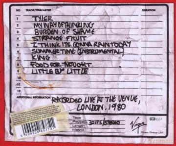 UB 40: The Lost Tapes - Live At The Venue 1980 [CD]