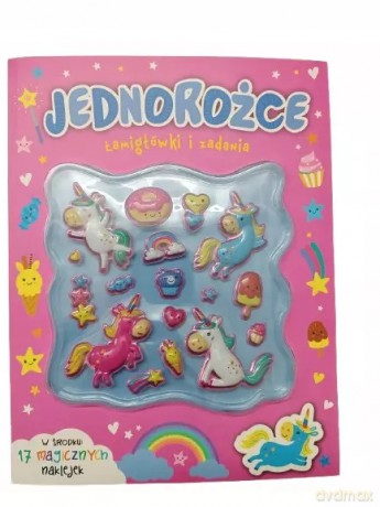 Jednorożce. Łamigłówki i zadania