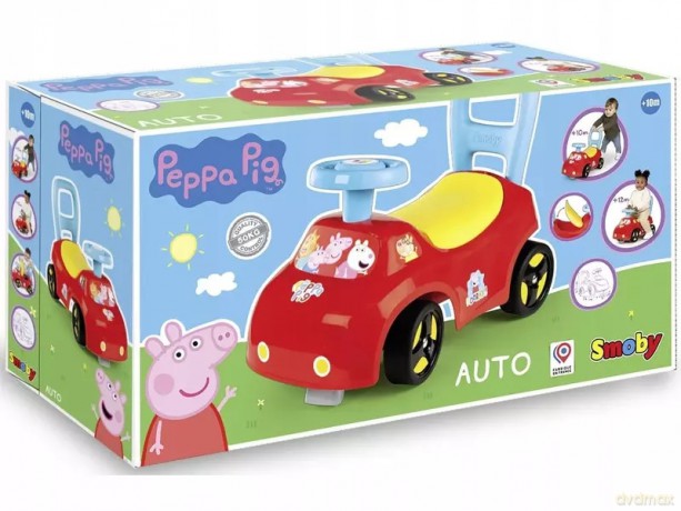 Jeździk SMOBY Ride Świnka Peppa 7600720550 Czerwono-żółty