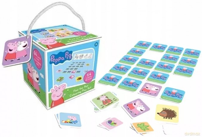 Jiri Models Gra Memory dla dzieci Świnka Peppa Pig kolorowanka 3+ [GRA]