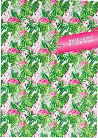 Kalendarz akademicki A5 PCV bezb A5TA 072 B -FLAMINGI [KALENDARZ]