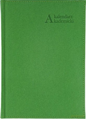 Kalendarz akademicki A5 tyg. Denim A5TA 088 B -ZIELONY [KALENDARZ]