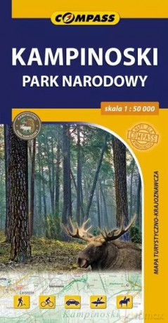Kampinoski Park Narodowy. Mapa turystyczno-krajoznawcza w skali 1:50 000