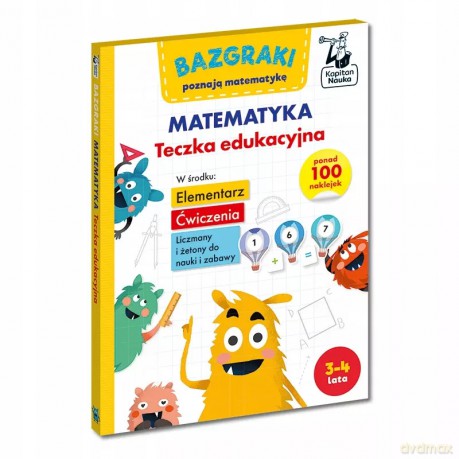 Kapitan Nauka. Bazgraki. Matematyka. Teczka edukacyjna [KSIĄŻKA]