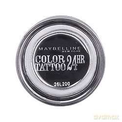 Maybelline Color Tattoo 24H Żelowo-kremowy cień do powiek 4 g - Timeless Black 60 [KOSMETYKI]