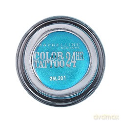 Maybelline Color Tattoo 24H Żelowo-kremowy cień do powiek 4 g - Turquoise Forever 20 [KOSMETYKI]