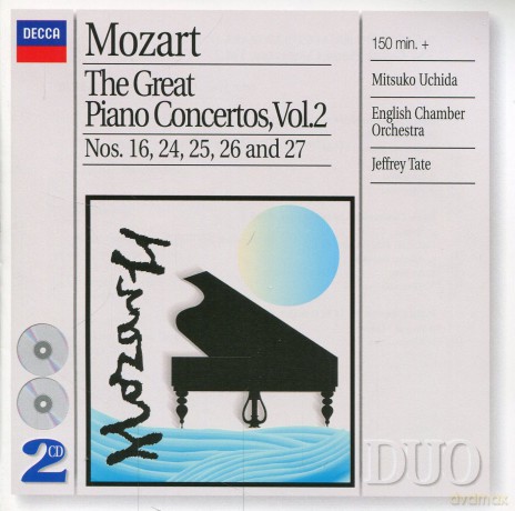 Uchida,Tate,English Chamber: Mozart Pno.Ctos.2 [2CD]
