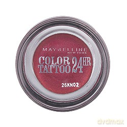 Maybelline Color Tattoo 24H Żelowo-kremowy cień do powiek 4 g Metallic Pomegranate 70 [KOSMETYKI]