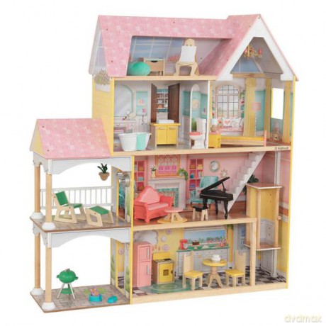 KidKraft Lola Mansion Drewniany domek dla lalek 65958A