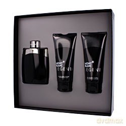 Mont Blanc Legend Zestaw - woda toaletowa 100 ml spray + balsam po goleniu 100 ml + żel pod prysznic 100 ml [PERFUMY]