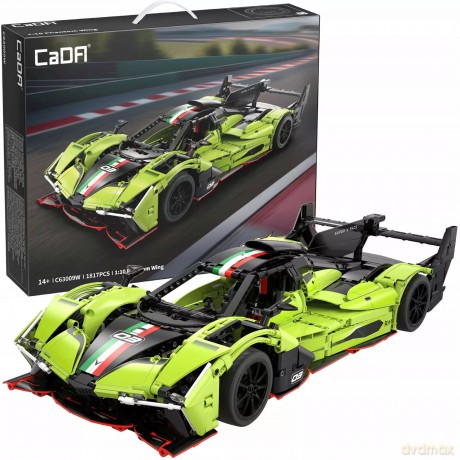 Klocki Konstrukcyjne Cada Auto Wyścigowe Phantom Wing Pojazd 1817 Elementów [KLOCKI]