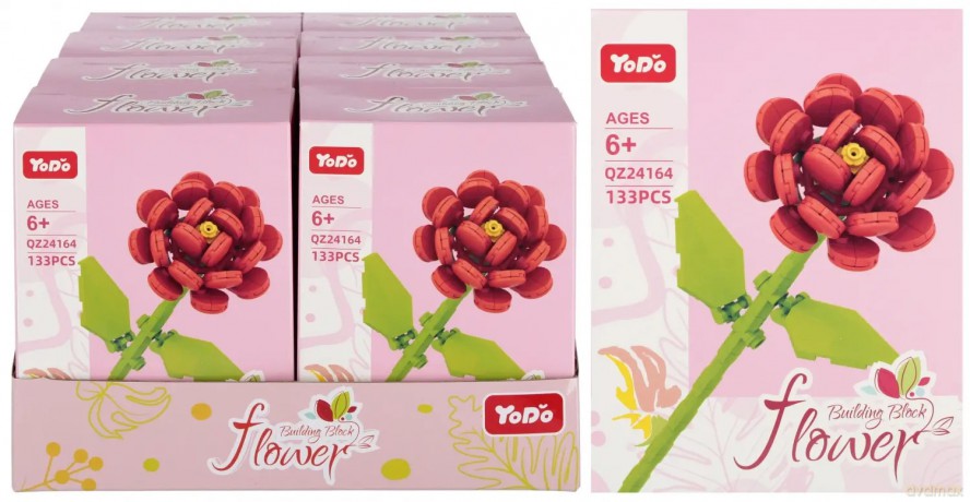 Klocki Konstrukcyjne Kwiat 133 Elementy Mega Creative 570799 [KLOCKI]