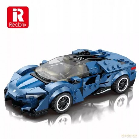 KLOCKI REOBRIX LUKSUSOWY SUPERSAMOCHÓD AUTO Koenigsegg AGERA BLUE 327 PCS [KLOCKI]