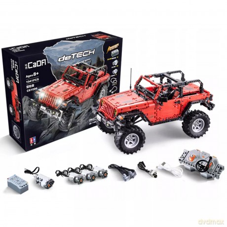 Klocki Technic Zdalnie Sterowany Jeep Terenówka RC [KLOCKI]
