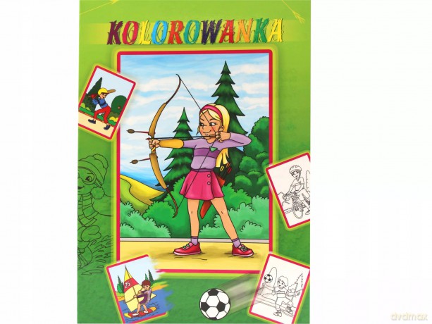 Kolorowanka klasyczna Kreska A4 sport [KSIĄŻKA]