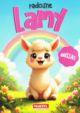 Kolorowanka z naklejkami Radosne lamy [KSIĄŻKA]