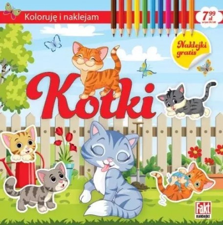 Koloruję i najklejam. Kotki [KSIĄŻKA]