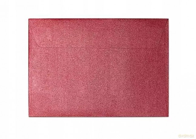 Koperta ozdobna B7 Pearl Czerwony 120g 10szt