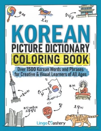 Korean Picture Dictionary Coloring Book [KSIĄŻKA]