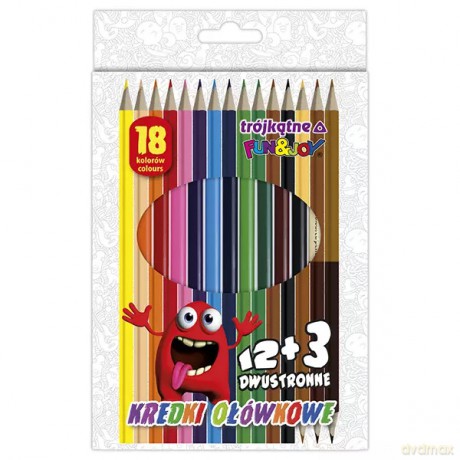 Kredki ołówkowe 12kol/180 Troj Flam Wb