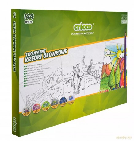 Kredki ołówkowe Cricco 144 szt.