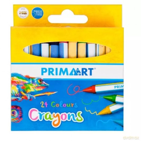 Kredki Wosk 24 kolory Prima Art pudełko 12/144