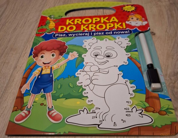 Kropka do kropki. Pisz, wycieraj i pisz od nowa! [KSIĄŻKA]