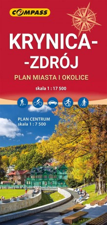 KRYNICA - ZDRÓJ I OKOLICE mapa COMPASS 2025