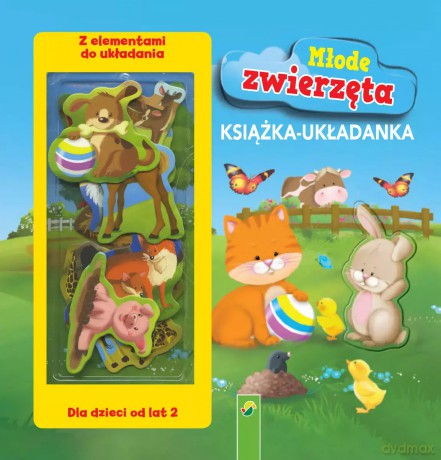 Książeczka układanka. Młode zwierzęta [KSIĄŻKA]