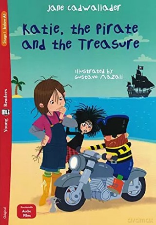 LA Katie, the Pirate and the Treasure książka + audio online A1 - Jane Cadwallader [KSIĄŻKA]