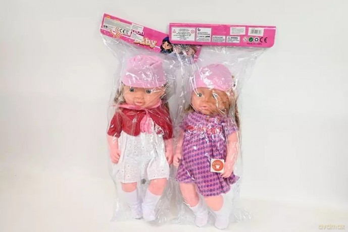 Lalka gumowa 38cm z dźw w folii 1340665 06657