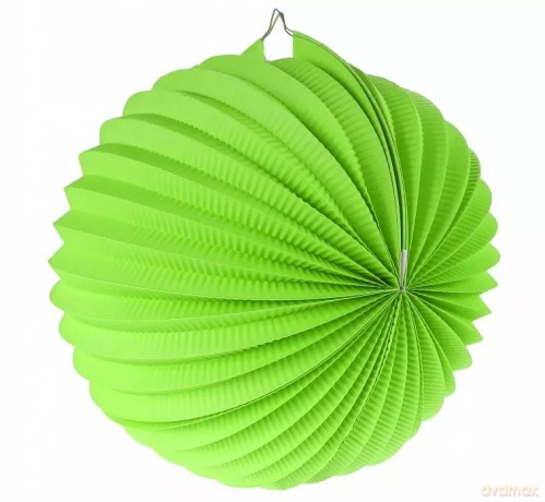 Lampion dekoracyjny kula pistacjowy GoDan 6107 [KSIĄŻKA]