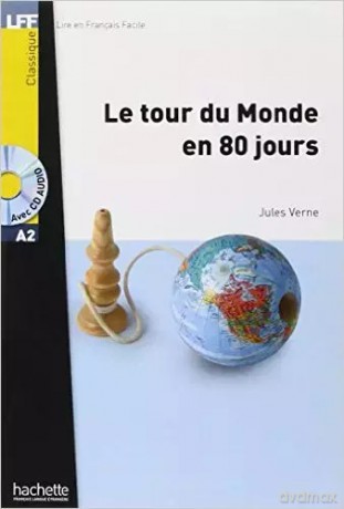 Le Tour du monde en 80 jours + audio online (A2) - Jules Verne [KSIĄŻKA]