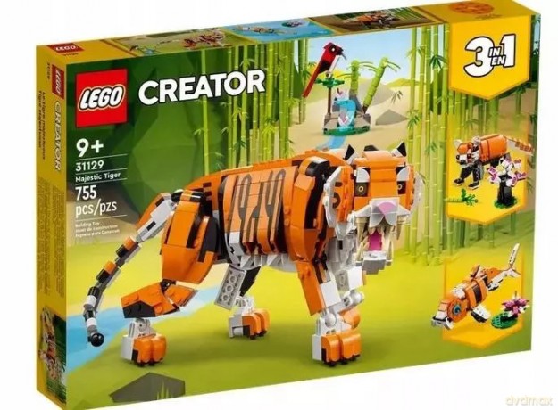 LEGO Creator 3 w 1 Majestatyczny tygrys 31129 (4 sztuki) [KLOCKI]