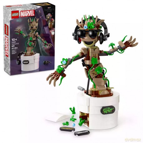 LEGO Marvel Super Heroes Tańczący Groot 76297 (3 sztuki) [KLOCKI]