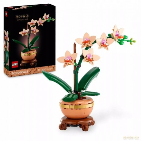 LEGO The Botanical Collection Mała orchidea 10343 (6 sztuk) [KLOCKI]