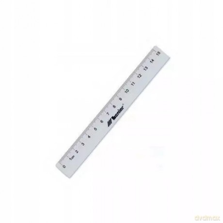 Leniar Linijka aluminiowa szkolna 15cm