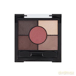 Rimmel Glam Eyes HD 5-Colour Eye Shadow Cienie do powiek 3,8 g - Brixton Brown 022 [KOSMETYKI]