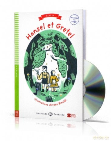 LF Hansel et Gretel książka + CD A2 - Bracia Grimm [KSIĄŻKA]
