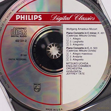 Uchida/Tate/Eco: Moza:Picos Kv 491+503 [CD]