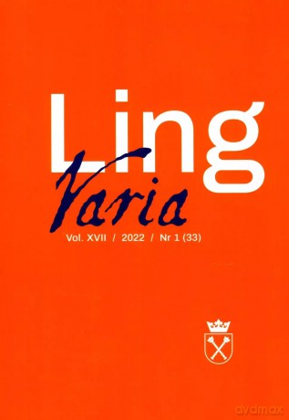 LingVaria. Tom 17, nr 1 (33)/2022 [KSIĄŻKA]