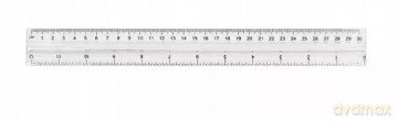 Linijka Z UCHWYTEM, przezroczysty, 30 cm GRAND