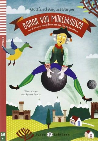 LN Baron von Münchhausen. Książka + CD. Poziom A1 - Gotfied August Burger [KSIĄŻKA]